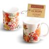 imageMaison d Hermine Coffee Mug with Handles Fine Bone China Pack of Two Coffee Mug for Hot Beverages Cappuccino Latte Home Restaurant Perfect for Men ampamp Women Holly Time 15 Ounce6  Amarante