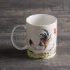 imageMaison d Hermine Coffee Mug with Handles Fine Bone China Pack of Two Coffee Mug for Hot Beverages Cappuccino Latte Home Restaurant Perfect for Men ampamp Women Holly Time 15 Ounce5  Campagne  Basse Cour