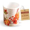 imageMaison d Hermine Coffee Mug with Handles Fine Bone China Pack of Two Coffee Mug for Hot Beverages Cappuccino Latte Home Restaurant Perfect for Men ampamp Women Holly Time 15 Ounce6  Amarante  Charmille