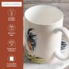 imageMaison d Hermine Coffee Mug with Handles Fine Bone China Pack of Two Coffee Mug for Hot Beverages Cappuccino Latte Home Restaurant Perfect for Men ampamp Women Holly Time 15 Ounce5  Campagne  Coq