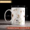 imageMaison d Hermine Coffee Mug with Handles Fine Bone China Pack of Two Coffee Mug for Hot Beverages Cappuccino Latte Home Restaurant Perfect for Men ampamp Women Holly Time 15 Ounce2  Ice Florals