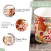 imageMaison d Hermine Coffee Mug with Handles Fine Bone China Pack of Two Coffee Mug for Hot Beverages Cappuccino Latte Home Restaurant Perfect for Men ampamp Women Holly Time 15 Ounce6  Amarante  Automne