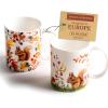 imageMaison d Hermine Coffee Mug with Handles Fine Bone China Pack of Two Coffee Mug for Hot Beverages Cappuccino Latte Home Restaurant Perfect for Men ampamp Women Holly Time 15 Ounce7  SousBois