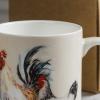 imageMaison d Hermine Coffee Mug with Handles Fine Bone China Pack of Two Coffee Mug for Hot Beverages Cappuccino Latte Home Restaurant Perfect for Men ampamp Women Holly Time 15 Ounce5  Campagne  Basse Cour