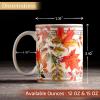 imageMaison d Hermine Coffee Mug with Handles Fine Bone China Pack of Two Coffee Mug for Hot Beverages Cappuccino Latte Home Restaurant Perfect for Men ampamp Women Holly Time 15 Ounce6  Amarante  Automne