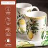 imageMaison d Hermine Coffee Mug with Handles Fine Bone China Pack of Two Coffee Mug for Hot Beverages Cappuccino Latte Home Restaurant Perfect for Men ampamp Women Holly Time 15 Ounce4  Limoncello
