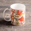 imageMaison d Hermine Coffee Mug with Handles Fine Bone China Pack of Two Coffee Mug for Hot Beverages Cappuccino Latte Home Restaurant Perfect for Men ampamp Women Holly Time 15 Ounce6  Amarante  Automne