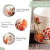 imageMaison d Hermine Coffee Mug with Handles Fine Bone China Pack of Two Coffee Mug for Hot Beverages Cappuccino Latte Home Restaurant Perfect for Men ampamp Women Holly Time 15 Ounce6  Amarante  Charmille