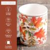 imageMaison d Hermine Coffee Mug with Handles Fine Bone China Pack of Two Coffee Mug for Hot Beverages Cappuccino Latte Home Restaurant Perfect for Men ampamp Women Holly Time 15 Ounce6  Amarante  Automne