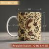 imageMaison d Hermine Coffee Mug with Handles Fine Bone China Pack of Two Coffee Mug for Hot Beverages Cappuccino Latte Home Restaurant Perfect for Men ampamp Women Holly Time 15 Ounce10  Lakshmi  Arum