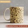 imageMaison d Hermine Coffee Mug with Handles Fine Bone China Pack of Two Coffee Mug for Hot Beverages Cappuccino Latte Home Restaurant Perfect for Men ampamp Women Holly Time 15 Ounce10  Lakshmi  Daya