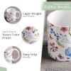 imageMaison d Hermine Coffee Mug with Handles Fine Bone China Pack of Two Coffee Mug for Hot Beverages Cappuccino Latte Home Restaurant Perfect for Men ampamp Women Holly Time 15 Ounce9  Just Floral  Poppies Always