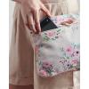 imageMaison d Hermine Cross Body Bag Cotton Adjustable Shoulder Strap Hand Bag Tote purse with Zippered ampamp Slip Pockets02  Sweet Rose Lavender  Lush