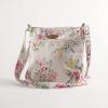 imageMaison d Hermine Cross Body Bag Cotton Adjustable Shoulder Strap Hand Bag Tote purse with Zippered ampamp Slip Pockets02  Sweet Rose Lavender  Lush
