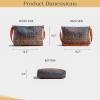 imageMaison d Hermine Cross Body Bag Cotton Adjustable Shoulder Strap Hand Bag Tote purse with Zippered ampamp Slip Pockets03  Imperfection