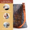 imageMaison d Hermine Cross Body Bag Cotton Adjustable Shoulder Strap Hand Bag Tote purse with Zippered ampamp Slip Pockets03  Imperfection