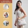 imageMaison d Hermine Cross Body Bag Cotton Adjustable Shoulder Strap Hand Bag Tote purse with Zippered ampamp Slip Pockets05  Blossoms in Spring