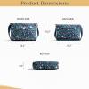 imageMaison d Hermine Cross Body Bag Cotton Adjustable Shoulder Strap Hand Bag Tote purse with Zippered ampamp Slip Pockets06  Just Floral