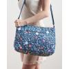 imageMaison d Hermine Cross Body Bag Cotton Adjustable Shoulder Strap Hand Bag Tote purse with Zippered ampamp Slip Pockets06  Just Floral