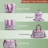 imageMaison d Hermine Cross Body Bag Cotton Adjustable Shoulder Strap Hand Bag Tote purse with Zippered ampamp Slip Pockets07  Osaka