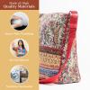 imageMaison d Hermine Cross Body Bag Cotton Adjustable Shoulder Strap Hand Bag Tote purse with Zippered ampamp Slip Pockets08  Jaipur