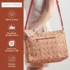 imageMaison d Hermine Cross Body Bag Cotton Adjustable Shoulder Strap Hand Bag Tote purse with Zippered ampamp Slip Pockets11  Asmi