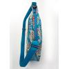 imageMaison d Hermine Cross Body Bag Cotton Adjustable Shoulder Strap Hand Bag Tote purse with Zippered ampamp Slip Pockets16  Marquise  Blue