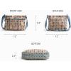 imageMaison d Hermine Cross Body Bag Cotton Adjustable Shoulder Strap Hand Bag Tote purse with Zippered ampamp Slip Pockets17  Ikat