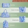 imageMaison d Hermine Cross Body Bag Cotton Adjustable Shoulder Strap Hand Bag Tote purse with Zippered ampamp Slip Pockets18  Joli Jouy