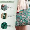 imageMaison d Hermine Cross Body Bag Cotton Adjustable Shoulder Strap Hand Bag Tote purse with Zippered ampamp Slip Pockets20  Surya  Green