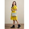 imageMaison d Hermine Cross Body Bag Cotton Adjustable Shoulder Strap Hand Bag Tote purse with Zippered ampamp Slip Pockets21  Marquise