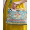 imageMaison d Hermine Cross Body Bag Cotton Adjustable Shoulder Strap Hand Bag Tote purse with Zippered ampamp Slip Pockets21  Marquise