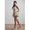 imageMaison d Hermine Cross Body Bag Cotton Adjustable Shoulder Strap Hand Bag Tote purse with Zippered ampamp Slip Pockets22  Lakshmi