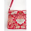 imageMaison d Hermine Cross Body Bag Cotton Adjustable Shoulder Strap Hand Bag Tote purse with Zippered ampamp Slip Pockets23  Marquise  Red