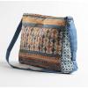 imageMaison d Hermine Cross Body Bag Cotton Adjustable Shoulder Strap Hand Bag Tote purse with Zippered ampamp Slip Pockets24  Ikat  Ikatan