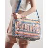 imageMaison d Hermine Cross Body Bag Cotton Adjustable Shoulder Strap Hand Bag Tote purse with Zippered ampamp Slip Pockets24  Ikat  Ikatan
