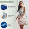imageMaison d Hermine Cross Body Bag Cotton Adjustable Shoulder Strap Hand Bag Tote purse with Zippered ampamp Slip Pockets25  Albane