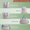 imageMaison d Hermine Cross Body Bag Cotton Adjustable Shoulder Strap Hand Bag Tote purse with Zippered ampamp Slip Pockets25  Albane