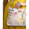 imageMaison d Hermine Cross Body Bag Cotton Adjustable Shoulder Strap Hand Bag Tote purse with Zippered ampamp Slip Pockets26  Master Piece