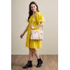 imageMaison d Hermine Cross Body Bag Cotton Adjustable Shoulder Strap Hand Bag Tote purse with Zippered ampamp Slip Pockets26  Master Piece