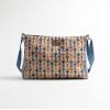 imageMaison d Hermine Cross Body Bag Cotton Adjustable Shoulder Strap Hand Bag Tote purse with Zippered ampamp Slip Pockets27  Ikat  Dikat