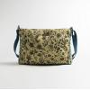 imageMaison d Hermine Cross Body Bag Cotton Adjustable Shoulder Strap Hand Bag Tote purse with Zippered ampamp Slip PocketsLakshmi