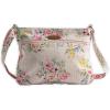 imageMaison d Hermine Cross Body Bag Cotton Adjustable Shoulder Strap Hand Bag Tote purse with Zippered ampamp Slip Pockets02  Sweet Rose Lavender  Lush