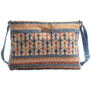 imageMaison d Hermine Cross Body Bag Cotton Adjustable Shoulder Strap Hand Bag Tote purse with Zippered ampamp Slip Pockets24  Ikat  Ikatan