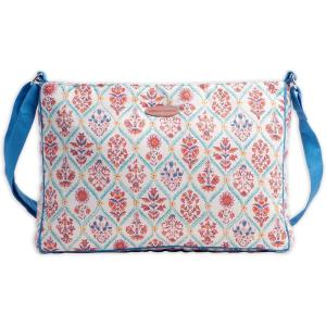 imageMaison d Hermine Cross Body Bag Cotton Adjustable Shoulder Strap Hand Bag Tote purse with Zippered ampamp Slip Pockets25  Albane