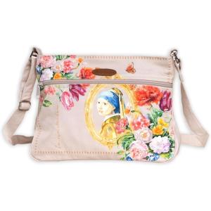 imageMaison d Hermine Cross Body Bag Cotton Adjustable Shoulder Strap Hand Bag Tote purse with Zippered ampamp Slip Pockets26  Master Piece
