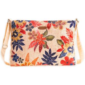 imageMaison d Hermine Cross Body Bag Cotton Adjustable Shoulder Strap Hand Bag Tote purse with Zippered ampamp Slip Pockets28  Kalahari