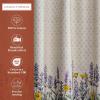 imageMaison d Hermine Limoncello 100 Cotton Set of 3 Kitchen Rod Pocket Window Curtain for Cafe  Kitchen  Bedroom  Home 2 Tiers 28quotX36quot and 1 Valance 56quotX18quot29  Fanny Lavender