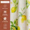 imageMaison d Hermine Limoncello 100 Cotton Set of 3 Kitchen Rod Pocket Window Curtain for Cafe  Kitchen  Bedroom  Home 2 Tiers 28quotX36quot and 1 Valance 56quotX18quot24  Limoncello