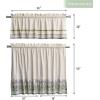 imageMaison d Hermine Limoncello 100 Cotton Set of 3 Kitchen Rod Pocket Window Curtain for Cafe  Kitchen  Bedroom  Home 2 Tiers 28quotX36quot and 1 Valance 56quotX18quot29  Fanny Lavender